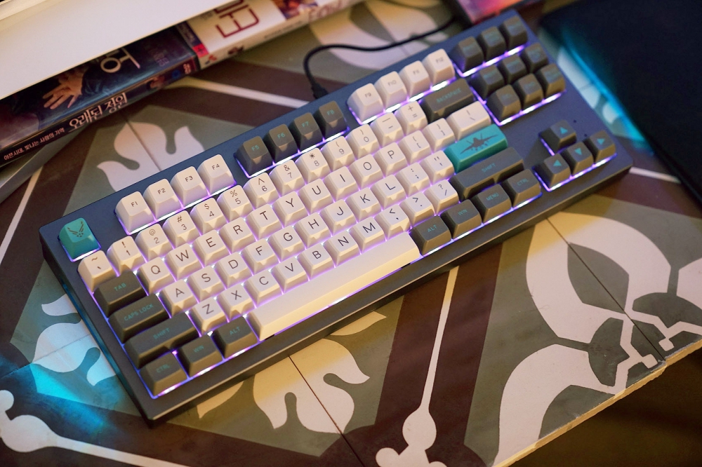 MAXKEY SA 맥스키 F22 키캡 + 닌자 ALU XO 건메탈 게이트론 갈축 MAXKEY SA 맥스키 F22 키캡 + 닌자 ALU XO 건메탈 게이트론 갈축